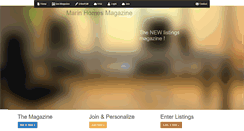 Desktop Screenshot of marinhomesmagazine.com